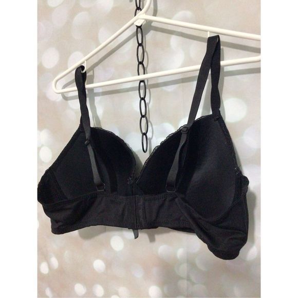 Renee Rolf’s Pure Beauty Black Lacy Molded Cup Underwire Bra Size 40 C 🫦 - Picture 7 of 12